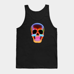 Neon Skeleton Gothic Rave Festival Outfit Tank Top